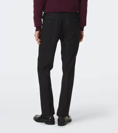 Kiton Pinstriped wool and cashmere suit | Thumbnail 7