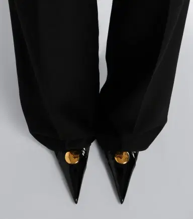 Saint Laurent Louis satin slingback pumps | Thumbnail 5 Saint Laurent Louis satin slingback pumps | Thumbnail 5