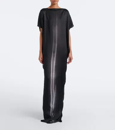 Rick Owens Dagger printed satin maxi dress | Thumbnail 2 Rick Owens Dagger printed satin maxi dress | Thumbnail 2