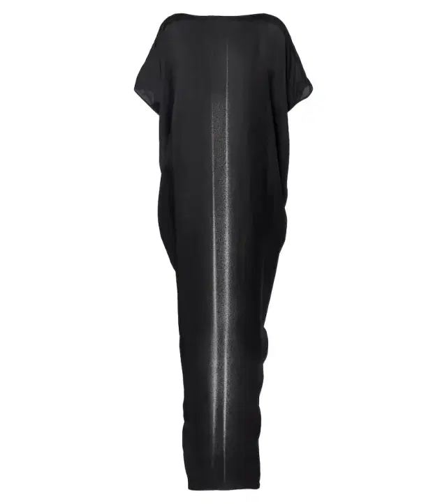 Rick Owens Dagger printed satin maxi dress