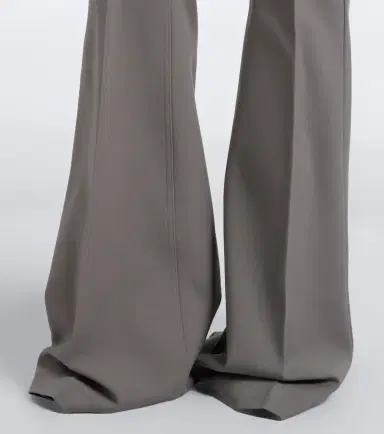 Rick Owens Bolan high-rise wool-blend flared pants | Thumbnail 5 Rick Owens Bolan high-rise wool-blend flared pants | Thumbnail 5