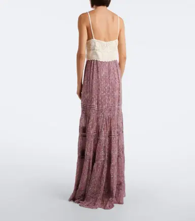Veronica Beard Josiane floral maxi dress | Thumbnail 4