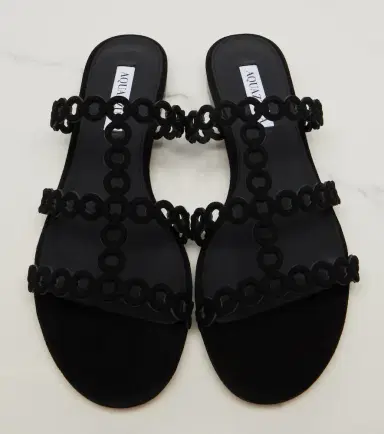 Aquazzura Infinity Chain suede sandals | Thumbnail 2 Aquazzura Infinity Chain suede sandals | Thumbnail 2