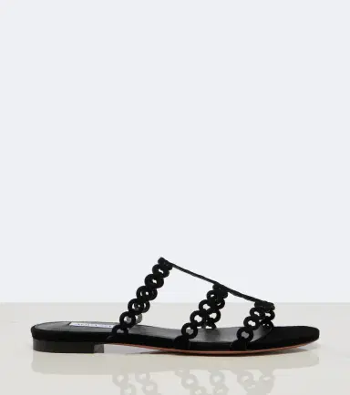 Aquazzura Infinity Chain suede sandals | Thumbnail 4 Aquazzura Infinity Chain suede sandals | Thumbnail 4