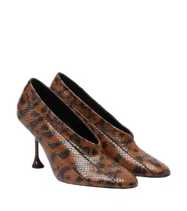 Proenza Schouler Tee snake-effect leather pumps | Thumbnail 1