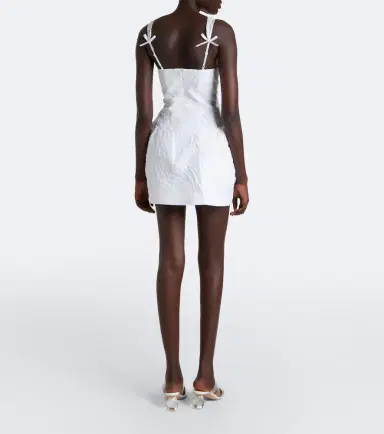 SHUSHU/TONG Crinkled cotton-blend minidress | Thumbnail 3