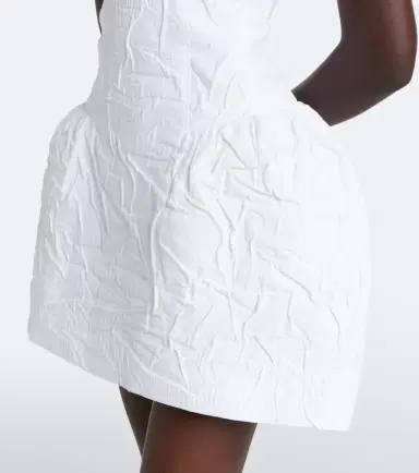 SHUSHU/TONG Crinkled cotton-blend minidress | Thumbnail 4
