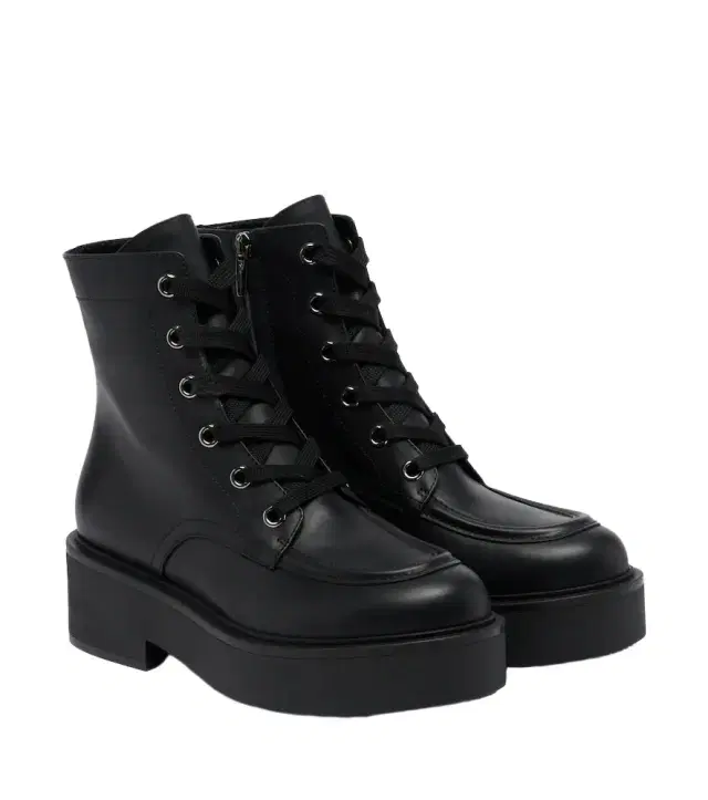 Gianvito Rossi Leather lace-up boots