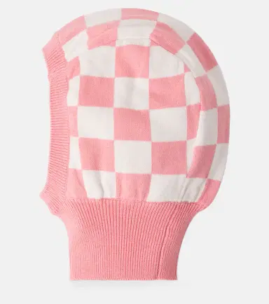 MINI RODINI Checked knitted cotton balaclava | Thumbnail 2
