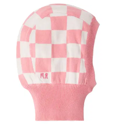 MINI RODINI Checked knitted cotton balaclava | Thumbnail 1