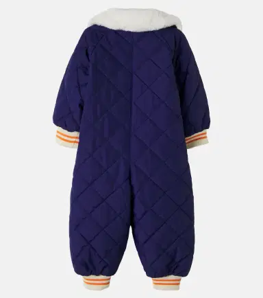 MINI RODINI Baby patch-appliqué quilted snowsuit | Thumbnail 3