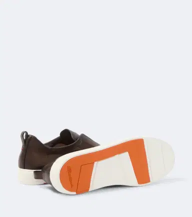 Santoni Victory leather slip-on sneakers | Thumbnail 5