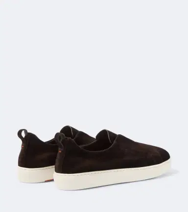 Santoni Suede slip-on sneakers | Thumbnail 3