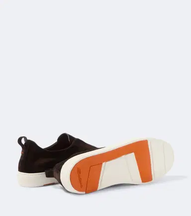 Santoni Suede slip-on sneakers | Thumbnail 6