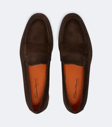 Santoni Milo suede penny loafers | Thumbnail 5 Santoni Milo suede penny loafers | Thumbnail 5