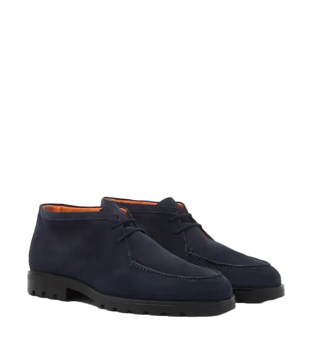 Santoni Rock Wallabee suede boots
