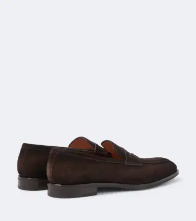 Santoni Gregor suede penny loafers | Thumbnail 2 Santoni Gregor suede penny loafers | Thumbnail 2