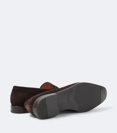 Santoni Gregor suede penny loafers | Thumbnail 3 Santoni Gregor suede penny loafers | Thumbnail 3
