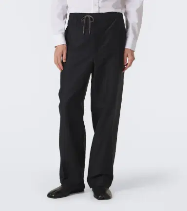 Maison Margiela Cotton and silk-blend straight pants | Thumbnail 5 Maison Margiela Cotton and silk-blend straight pants | Thumbnail 5