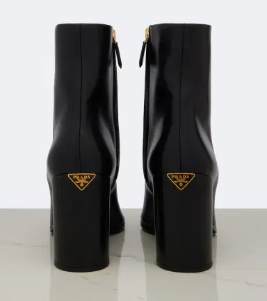 Prada Leather ankle boots | Thumbnail 2