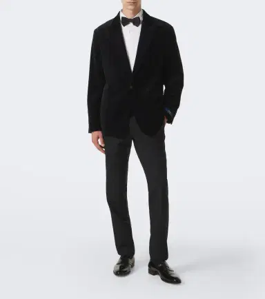 Polo Ralph Lauren Single-breasted velvet blazer | Thumbnail 4 Polo Ralph Lauren Single-breasted velvet blazer | Thumbnail 4