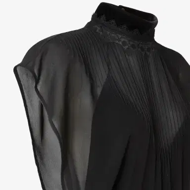 Fendi Flowing, floor-length dress featuring a cape-style bodice | Thumbnail 3 Fendi Flowing, floor-length dress featuring a cape-style bodice | Thumbnail 3