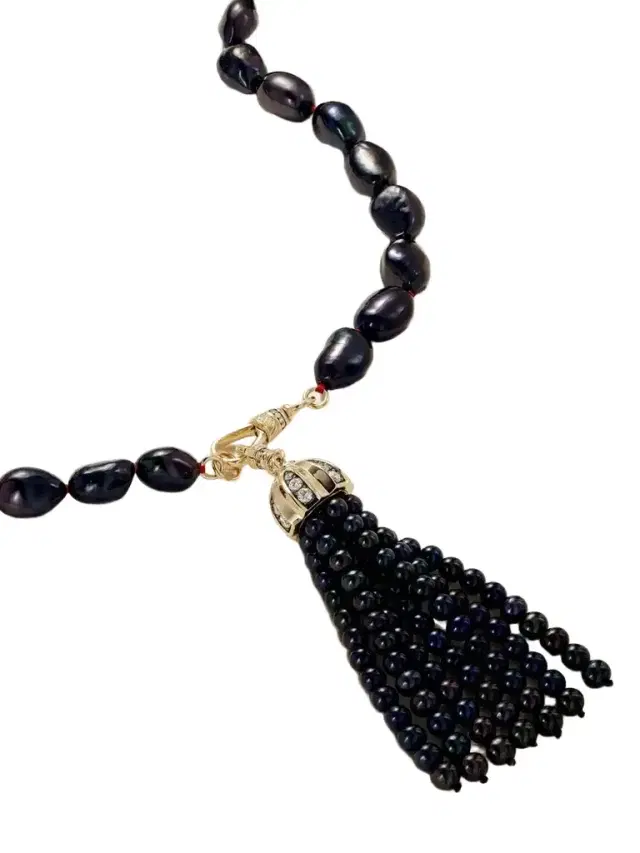 Lucy Delius 14-karat Gold, Diamonds And Pearl Beaded Necklace