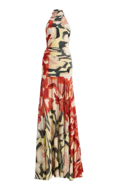 Silvia Tcherassi Exclusive Leonore Crepe Maxi Dress | Thumbnail 6 Silvia Tcherassi Exclusive Leonore Crepe Maxi Dress | Thumbnail 6