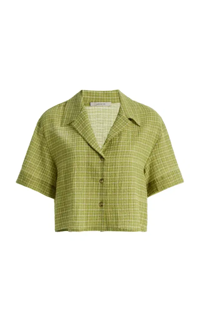 Asceno The Lincoln Cotton-Blend Shirt