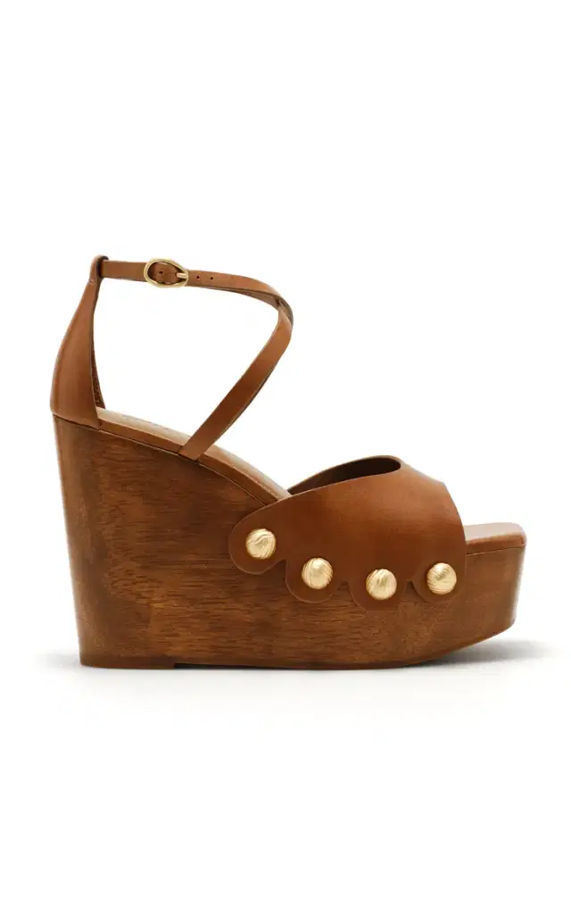 Cult Gaia Orly Platform Leather Sandals