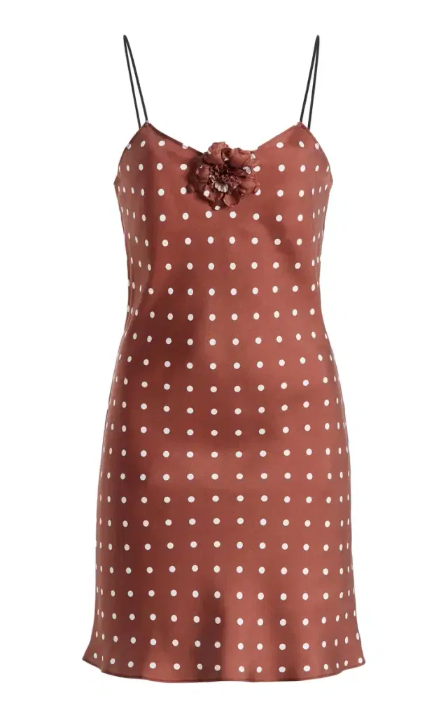 Rodarte Exclusive Polka Dot Silk Mini Dress