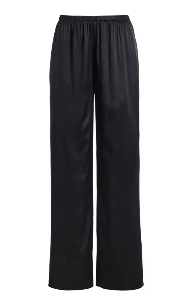 Favorite Daughter The Everything Silk-Blend Wide-Leg Pants
