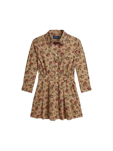 Polo Ralph Lauren Little Girl's & Girl's Floral Print Shirtdress - Thornbury Rose | Thumbnail 1