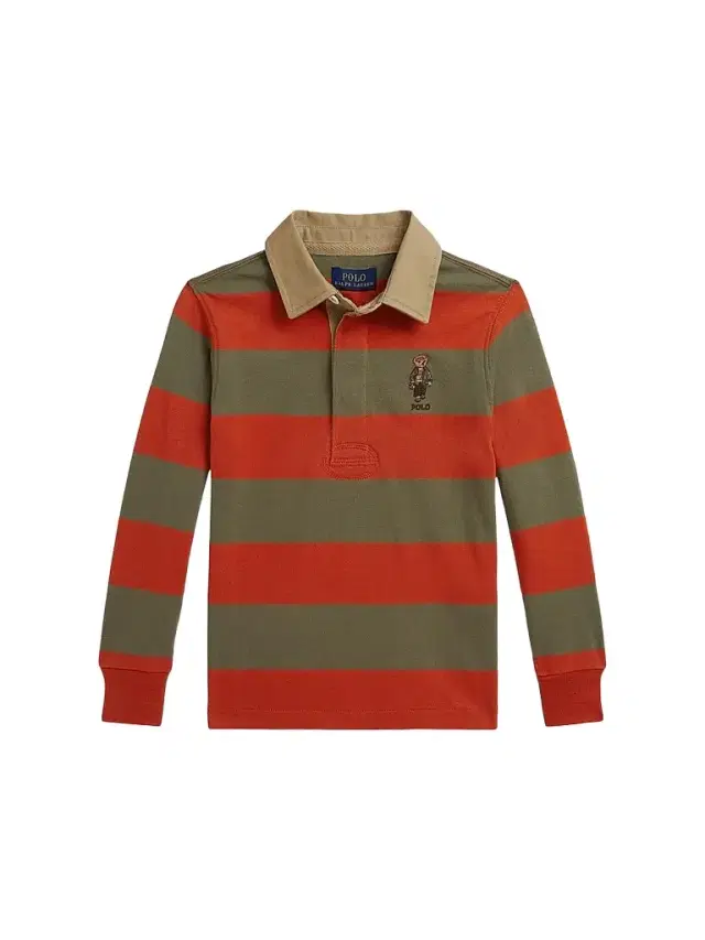 Polo Ralph Lauren Little Boy's & Boy's Striped Polo Shirt - Varsity Orange Multi