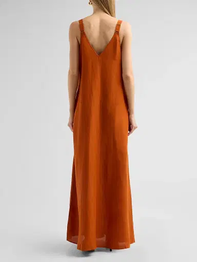 L'Agence Women's Didi O-Ring Strap Maxi Dress - Sienna - Size XXL | Thumbnail 3 L'Agence Women's Didi O-Ring Strap Maxi Dress - Sienna - Size XXL | Thumbnail 3