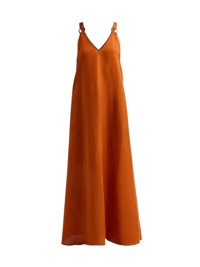 L'AGENCE Women's Didi O-Ring Strap Maxi Dress - Sienna