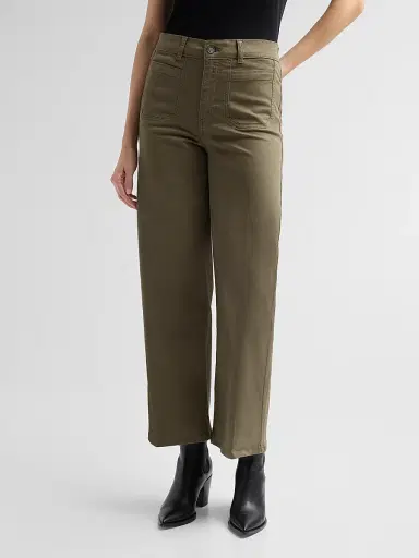 Frame Women's Le Slim Palazzo Modernist Pocket Crop Pants | Thumbnail 4