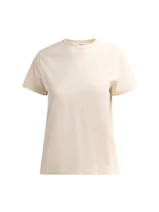 WARDROBE.NYC Women's Cotton Crewneck Classic T-Shirt - Pearl