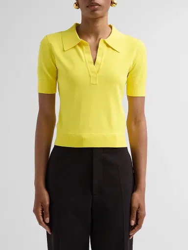 Aknvas Women's Emma Knit Polo Top | Thumbnail 4 Aknvas Women's Emma Knit Polo Top | Thumbnail 4