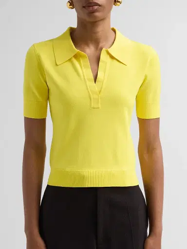 Aknvas Women's Emma Knit Polo Top | Thumbnail 5 Aknvas Women's Emma Knit Polo Top | Thumbnail 5
