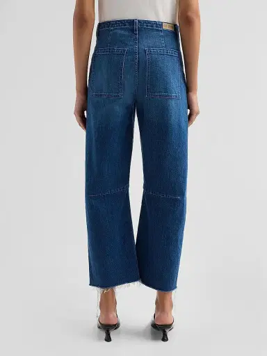 Le Jean Women's Utility Soft Barrel-Leg Crop Jeans | Thumbnail 3 Le Jean Women's Utility Soft Barrel-Leg Crop Jeans | Thumbnail 3