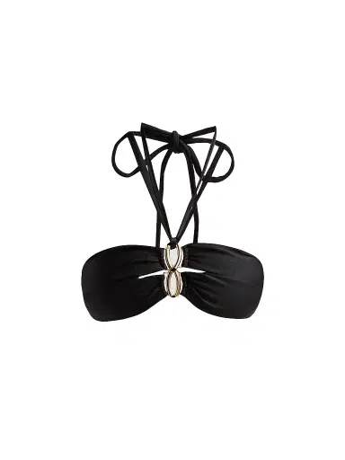 PatBo Women's Martina Bikini Top - Black - Size XS | Thumbnail 1 PatBo Women's Martina Bikini Top - Black - Size XS | Thumbnail 1
