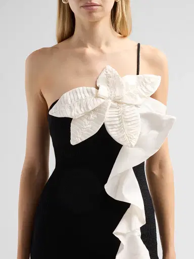 PatBo Women's One-Shoulder Taffeta Mini Dress | Thumbnail 5
