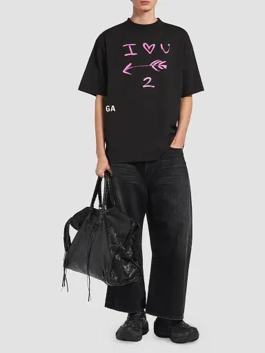 Balenciaga Men's I Love U Medium Fit T-Shirt | Thumbnail 6 Balenciaga Men's I Love U Medium Fit T-Shirt | Thumbnail 6
