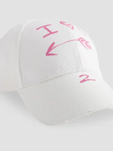 Balenciaga Men's I Love U Baseball Cap | Thumbnail 2 Balenciaga Men's I Love U Baseball Cap | Thumbnail 2