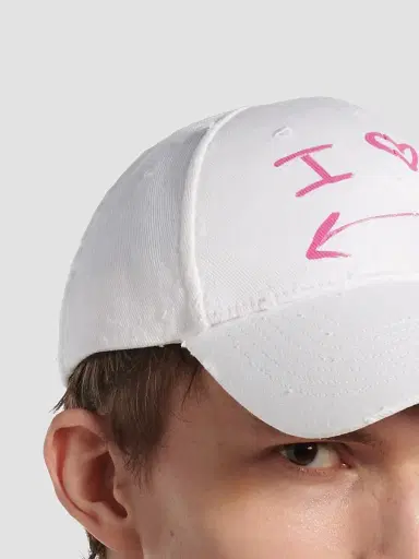 Balenciaga Men's I Love U Baseball Cap | Thumbnail 5 Balenciaga Men's I Love U Baseball Cap | Thumbnail 5