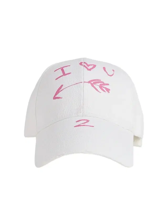 Balenciaga Men's I Love U Baseball Cap