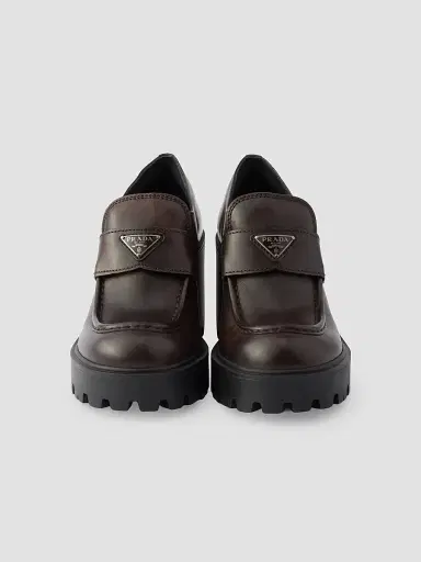 Prada Women's Leather Loafers | Thumbnail 2 Prada Women's Leather Loafers | Thumbnail 2