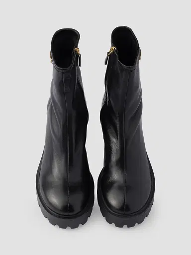 Prada Women's Stretch Nappa Leather Booties - Black - Size 11 | Thumbnail 2 Prada Women's Stretch Nappa Leather Booties - Black - Size 11 | Thumbnail 2