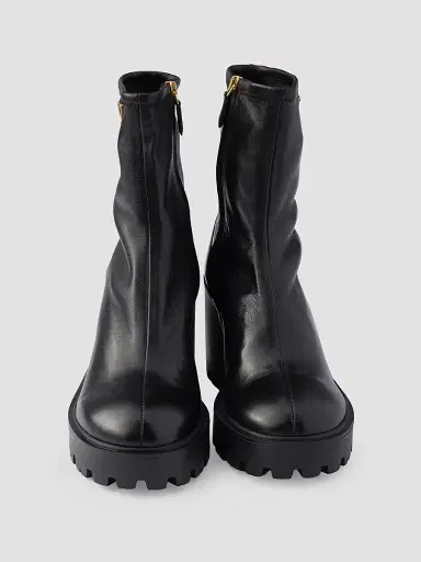 Prada Women's Stretch Nappa Leather Booties - Black - Size 11 | Thumbnail 4 Prada Women's Stretch Nappa Leather Booties - Black - Size 11 | Thumbnail 4